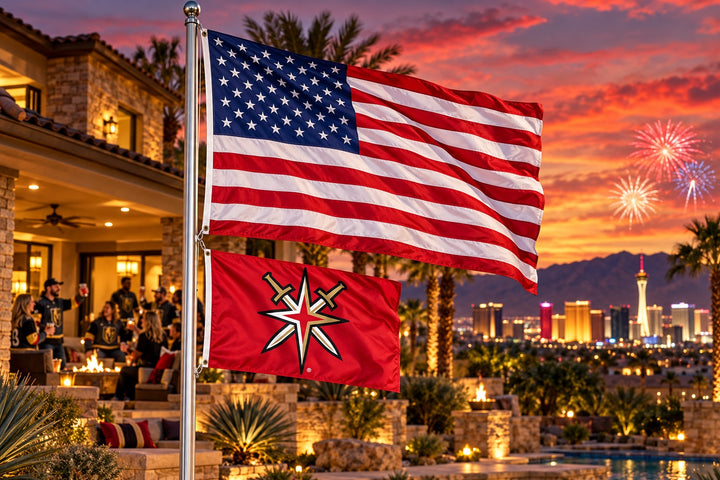 Vegas Golden Knights Alternate Logo 3x5 Flag heartlandflags