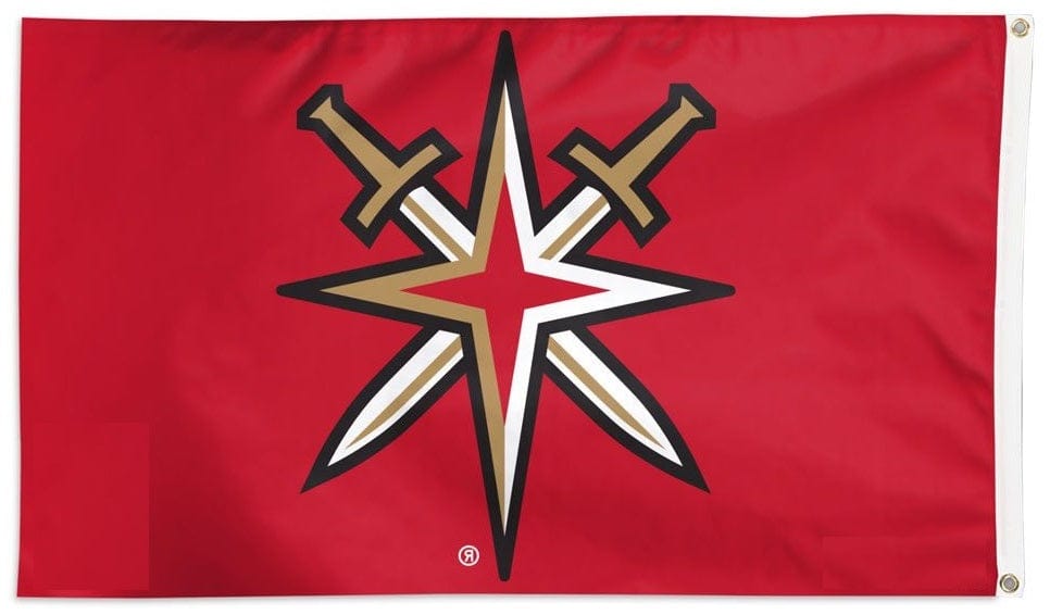 Vegas Golden Knights Flag 3x5 Alternate Logo Red heartlandflags