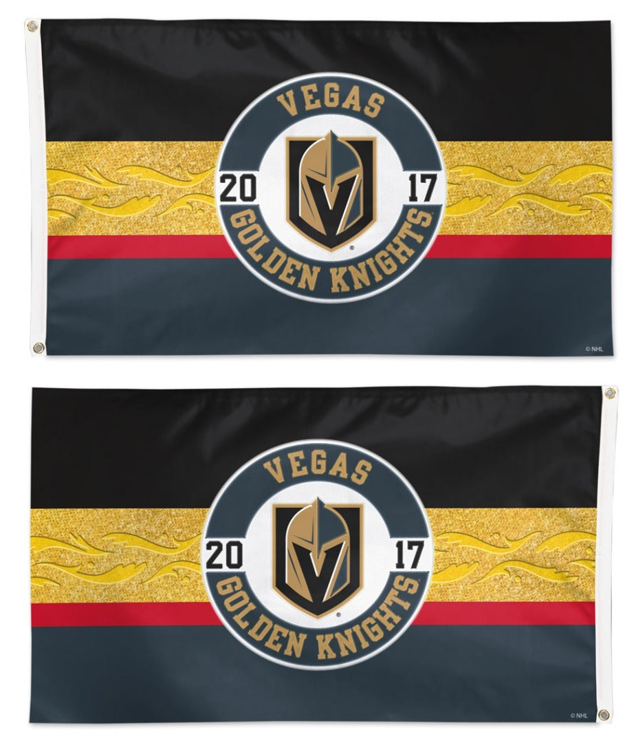 Vegas Knights Embroidered Flag 2 Sided 3x5 heartlandflags