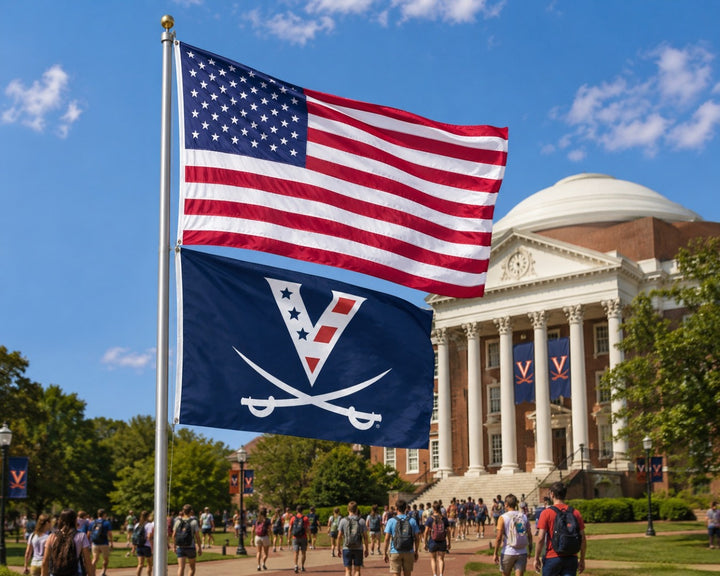 Virginia Cavaliers Flag 3x5 Patriotic heartlandflags