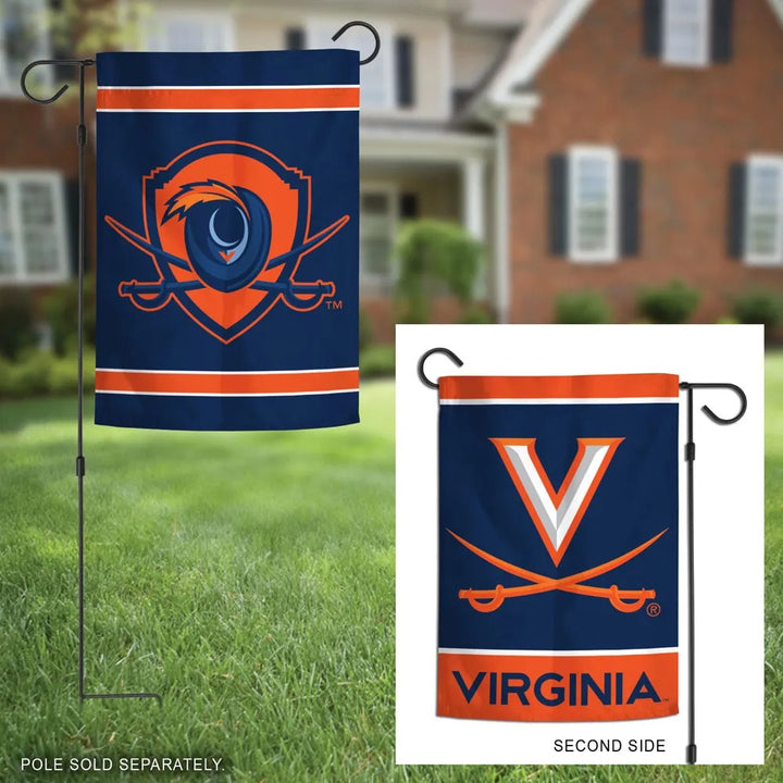 Virginia Cavaliers Garden Flag 2 Sided New Logo heartlandflags