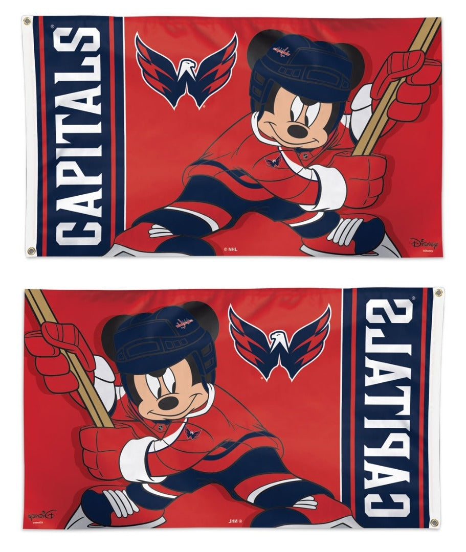 Washington Capitals Flag 3x5 Mickey Mouse Disney