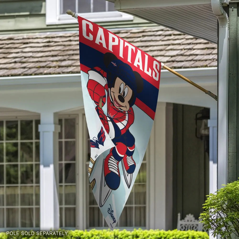 Washington Capitals Flag Mickey Mouse Hockey House Banner heartlandflags