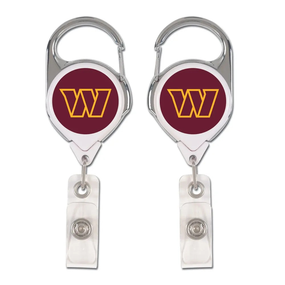 Washington Commanders 2 Sided Badge Holder heartlandflags
