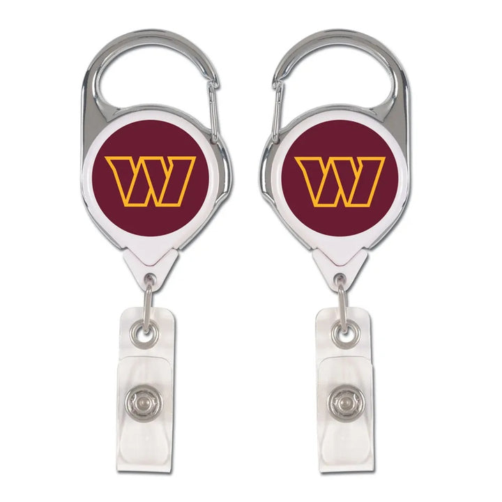Washington Commanders 2 Sided Badge Holder heartlandflags