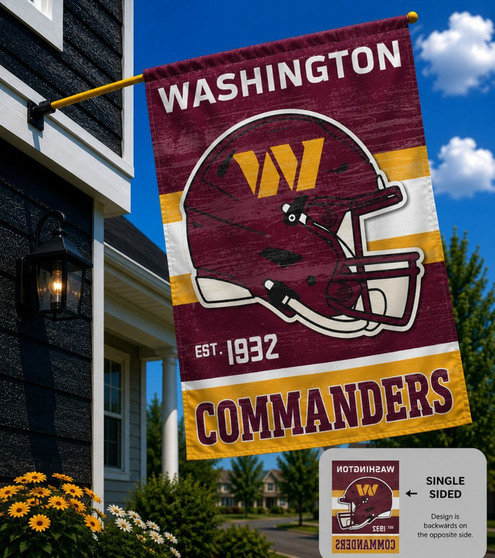Washington Commanders Banner Vintage