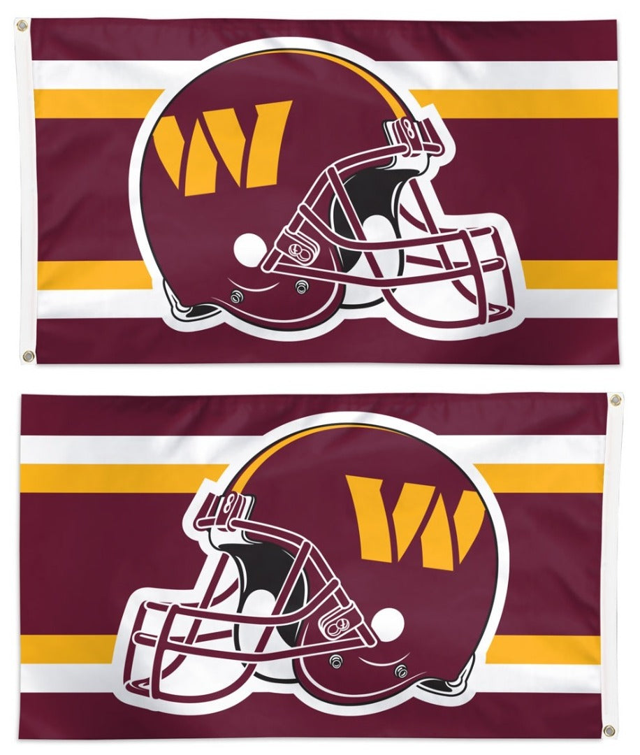 Washington Commanders Flag 3x5 Helmet Striped heartlandflags