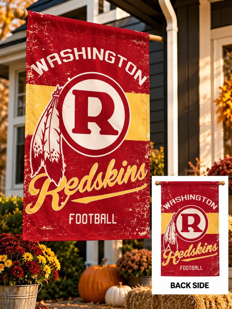 Washington Commanders Vintage 2 Sided Banner heartlandflags