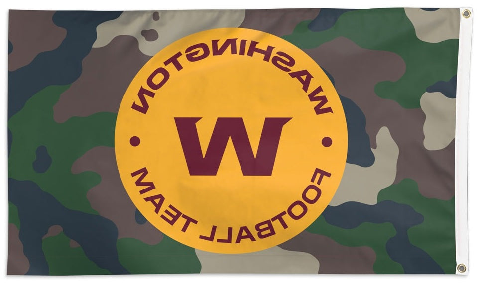 Washington Football Team Flag 3x5 Military Camo heartlandflags