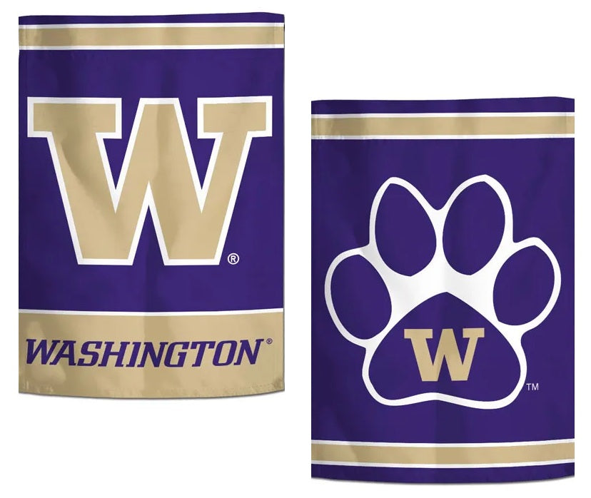 Washington Huskies 2 Sided Garden Flag heartlandflags