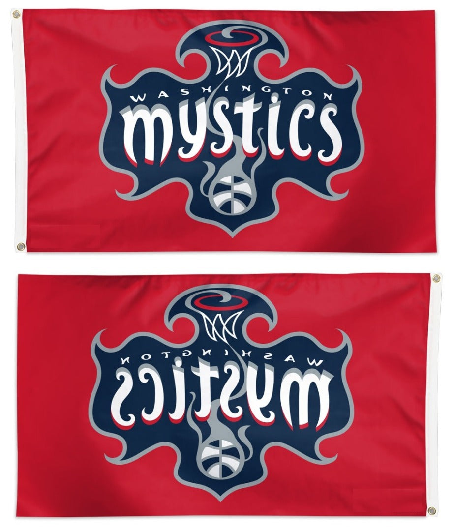 Washington Mystics Flag 3x5 Logo heartlandflags
