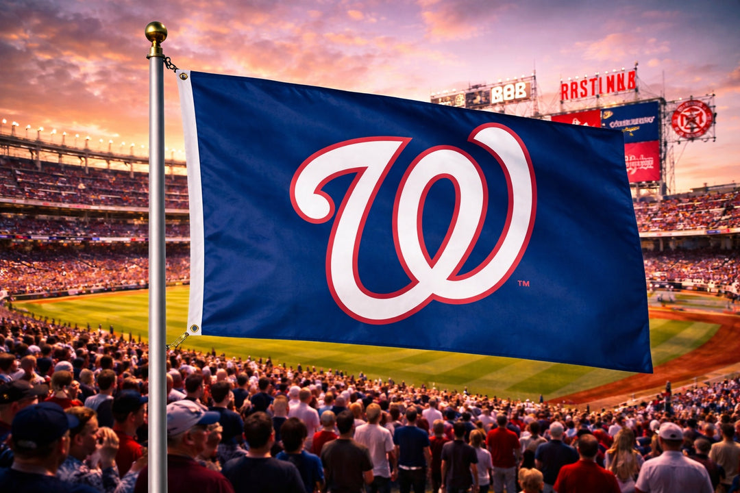 Washington Nationals 2 Sided 3x5 Flag heartlandflags