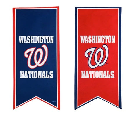 Bandiera Da Giardino Washington Nationals – Double Face 31,8x45,7 Cm In Poliestere, Ufficiale MLB