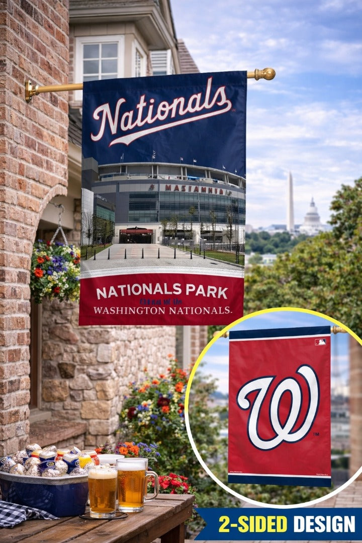 Washington Nationals Banner 2 Sided heartlandflags