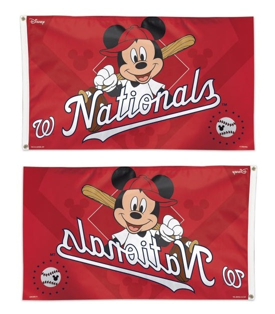 Washington Nationals Flag 3x5 Mickey Mouse Baseball heartlandflags
