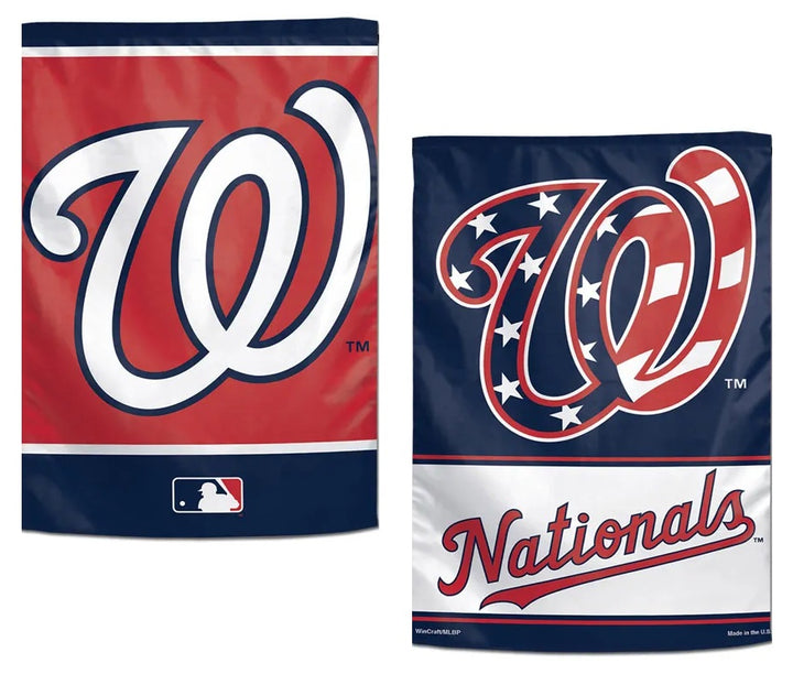 Washington Nationals Garden Flag 2 Sided Design heartlandflags