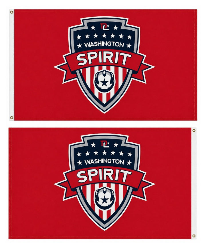 Washington Spirit Flag 2 Sided Red 3x5 heartlandflags