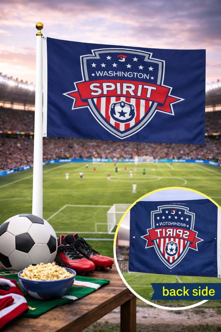 Washington Spirit Flag Blue 3x5 heartlandflags