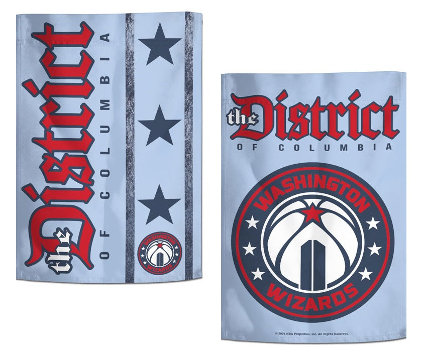 Washington Wizards City Garden Flag 2 Sided heartlandflags