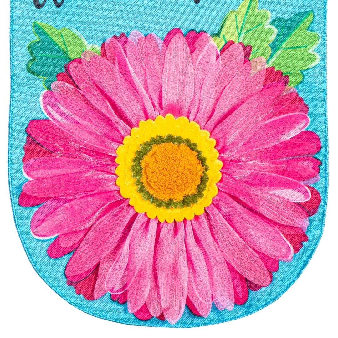 Welcome Friends Daisy Garden Flag 2 Sided heartlandflags