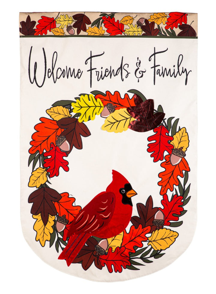 Welcome Friends & Family Garden Flag heartlandflags