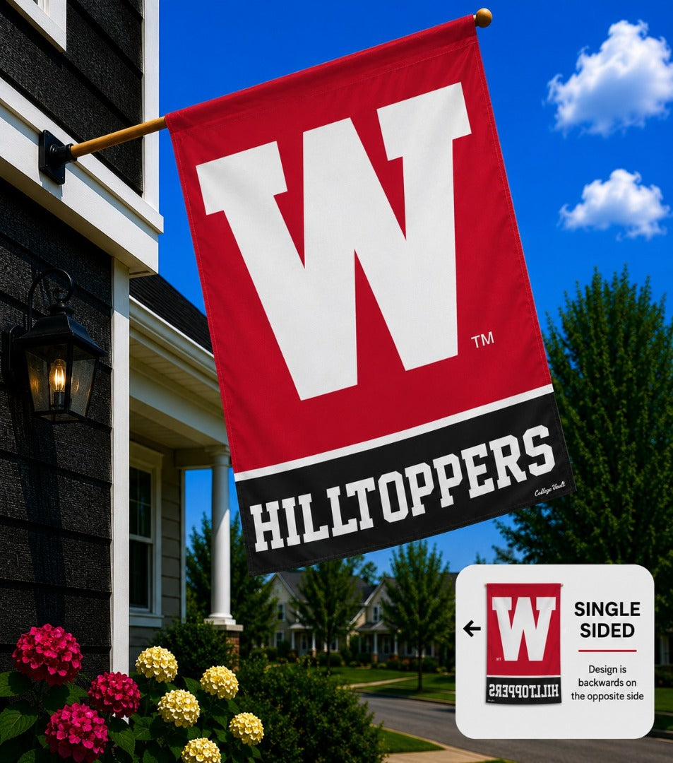 Western Kentucky Hilltoppers Banner Throwback House Flag heartlandflags