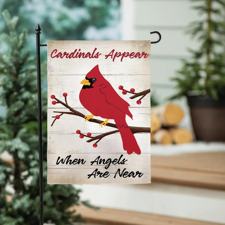 When Angels Are Near 2 Sided Garden Flag heartlandflags