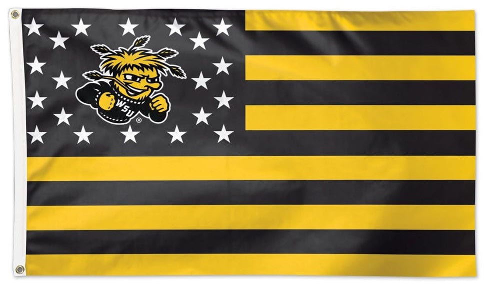 Wicichita State Icon Wichita State Shockers Flag 3x5 Patriotic WSU