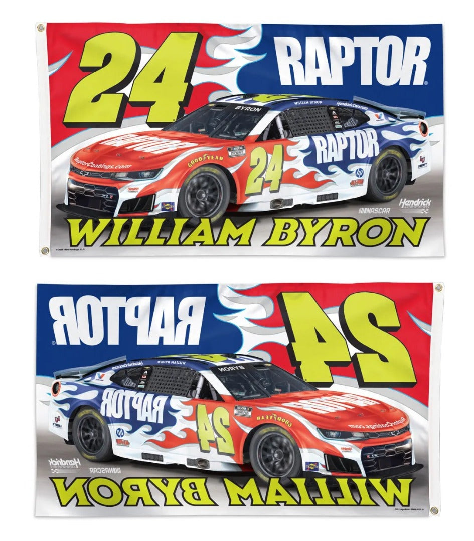 William Byron Ratpor 2026 Car 3x5 Flag heartlandflags