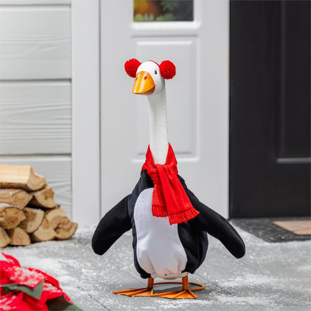 Winter Penguin Porch Goose Outfit