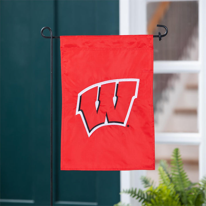Wisconsin Badgers 2 Sided Garden Flag heartlandflags
