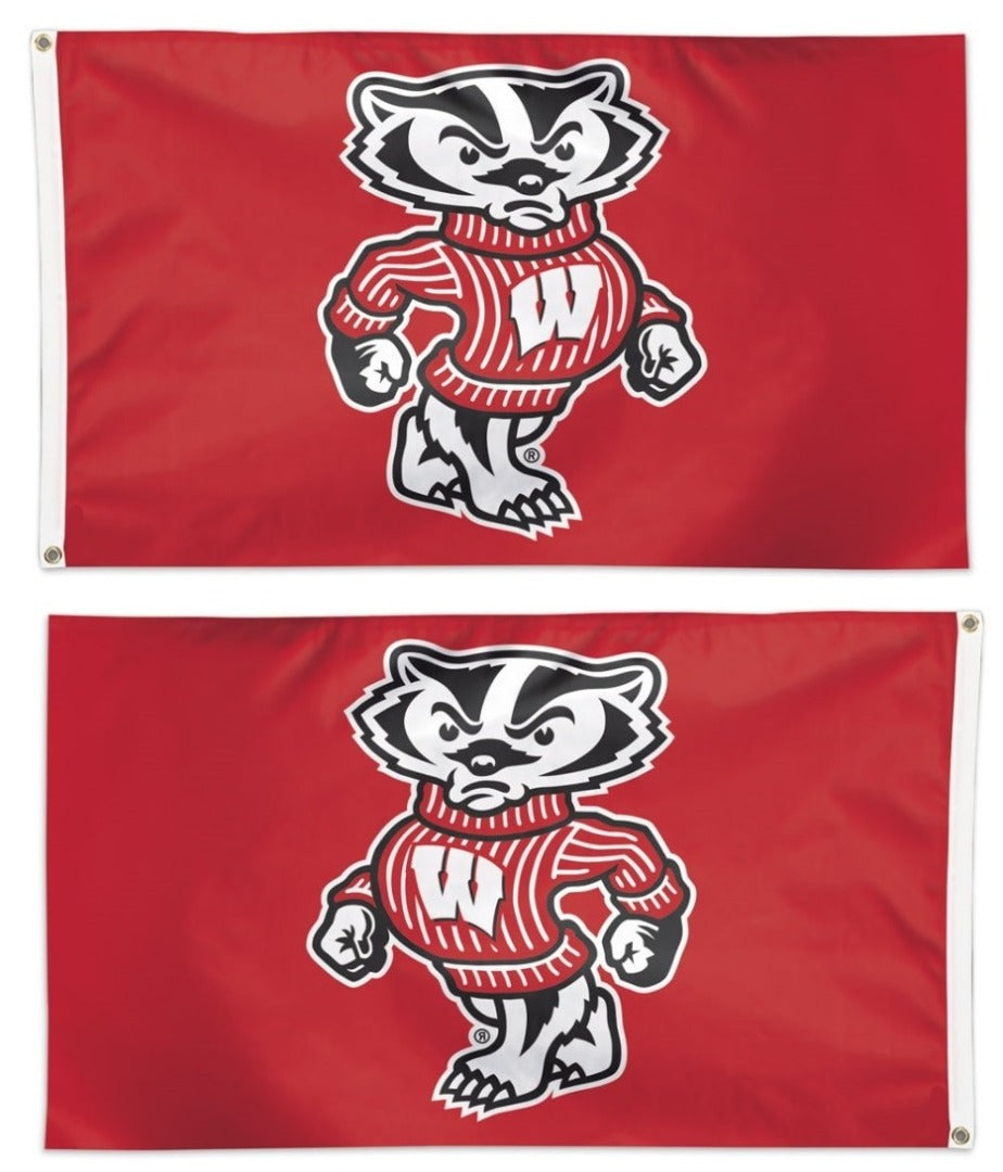 Wisconsin Badgers Flag 3x5 Bucky Badger heartlandflags