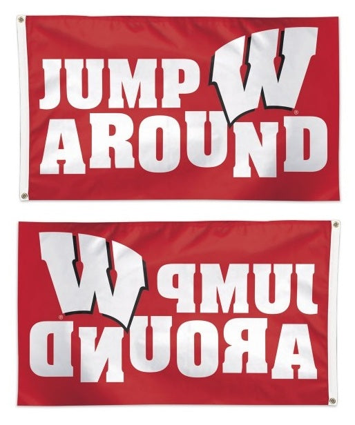 Wisconsin Jump Around Flag 3x5 heartlandflags