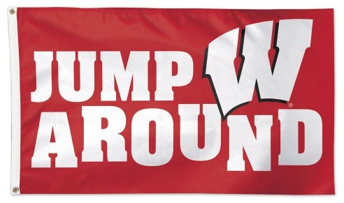 Wisconsin Jump Around Flag 3x5 heartlandflags