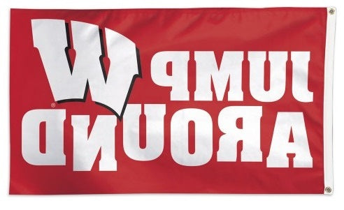 Wisconsin Jump Around Flag 3x5 heartlandflags