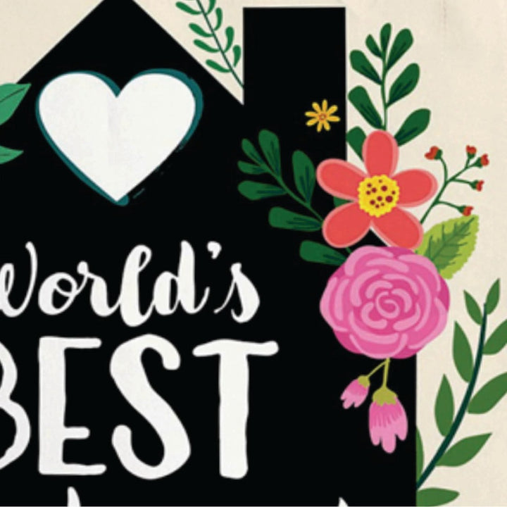Worlds Best Grandparents 2 Sided Garden Flag heartlandflags