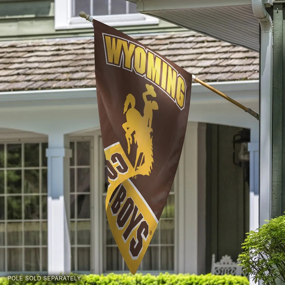 Wyoming Cowboys Banner Brown Flag heartlandflags