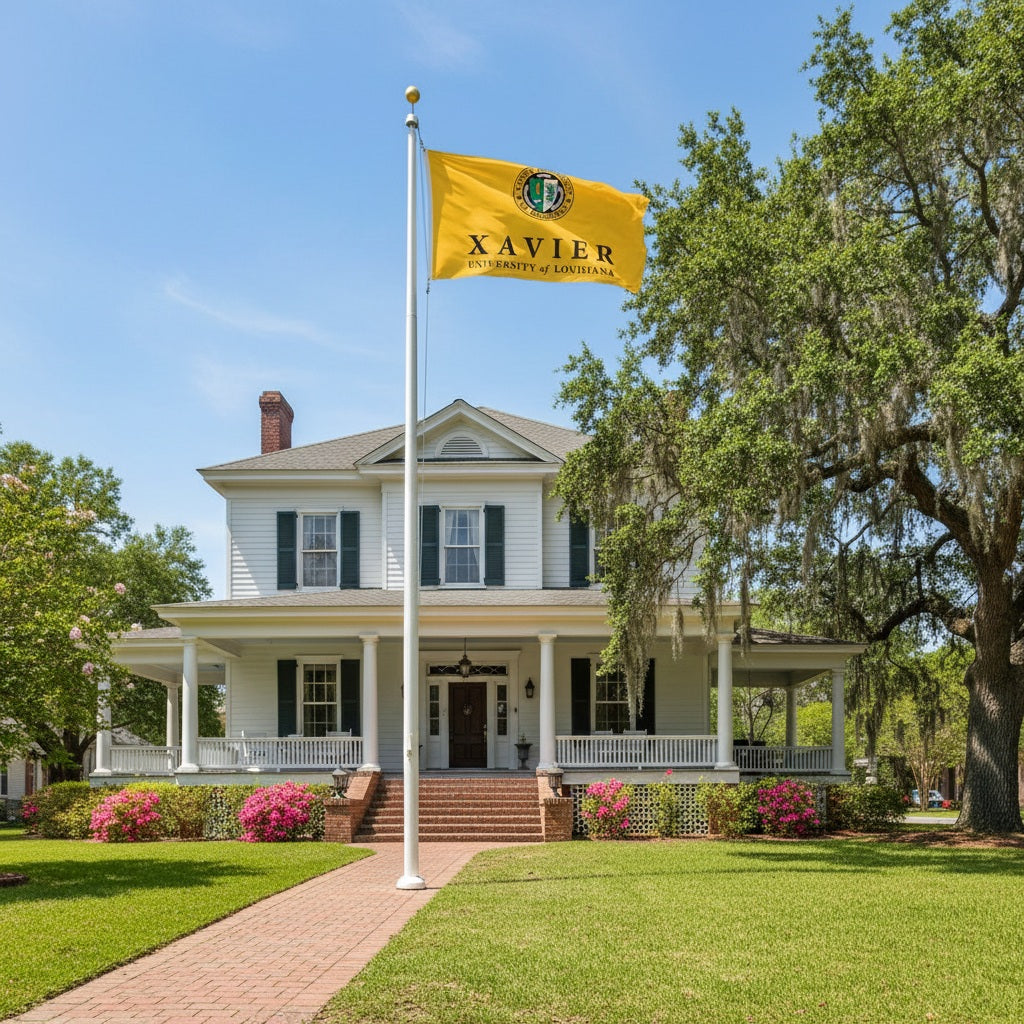 Xavier University of Louisiana 3x5 Flag 2 Sided heartlandflags