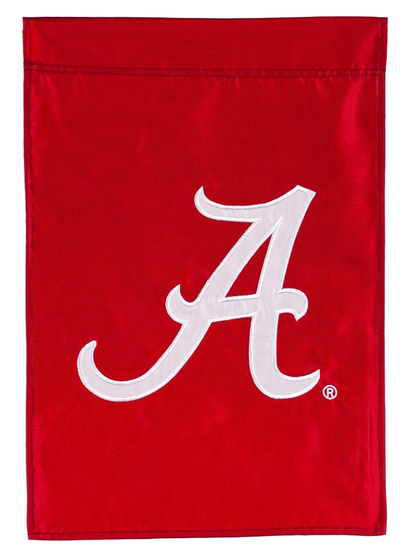 Alabama Crimson Tide Garden Flag 2 Sided Applique Logo 16A924 Heartland Flags
