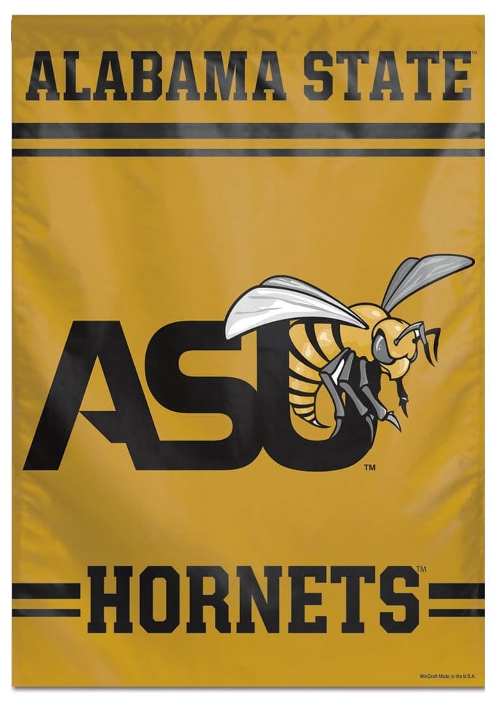 Alabama State Hornets Flag Vertical ASU Logo Banner 65062117 Heartland Flags