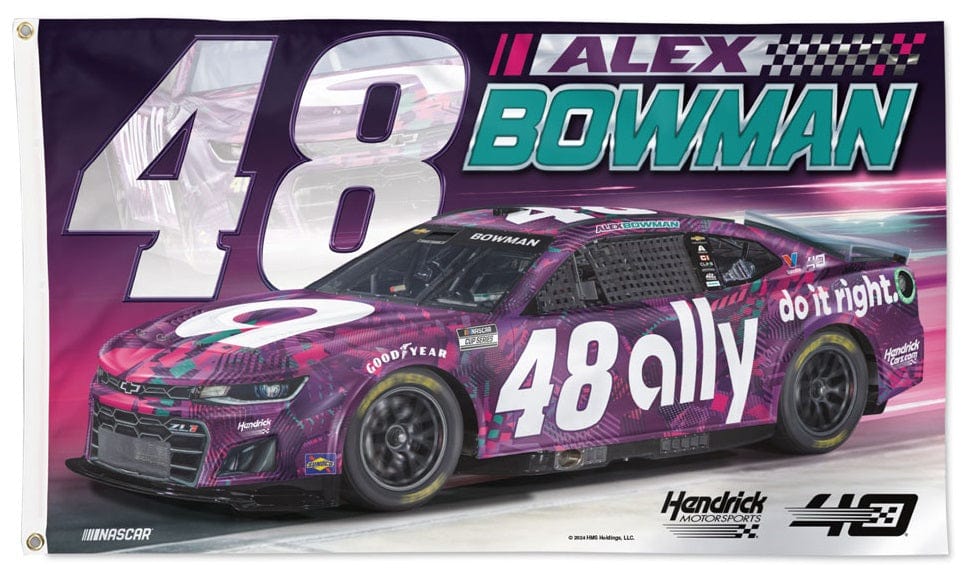 Alex Bowman Flag 3x5 Ally Race Car 2024 58039124 Heartland Flags