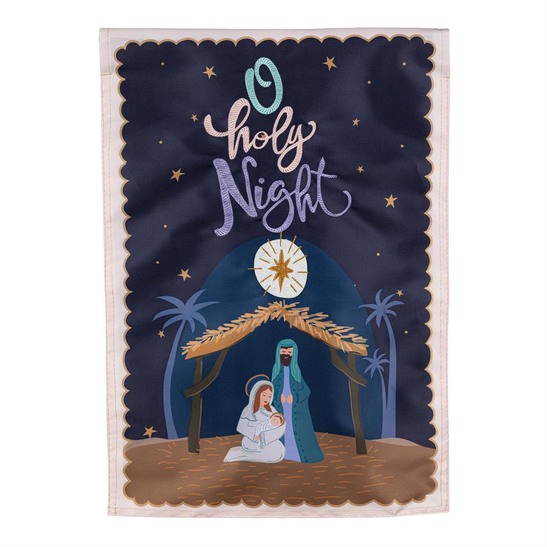O Holy Night Miracle Garden Flag heartlandflags