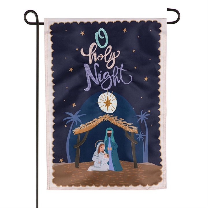 O Holy Night Miracle Garden Flag heartlandflags