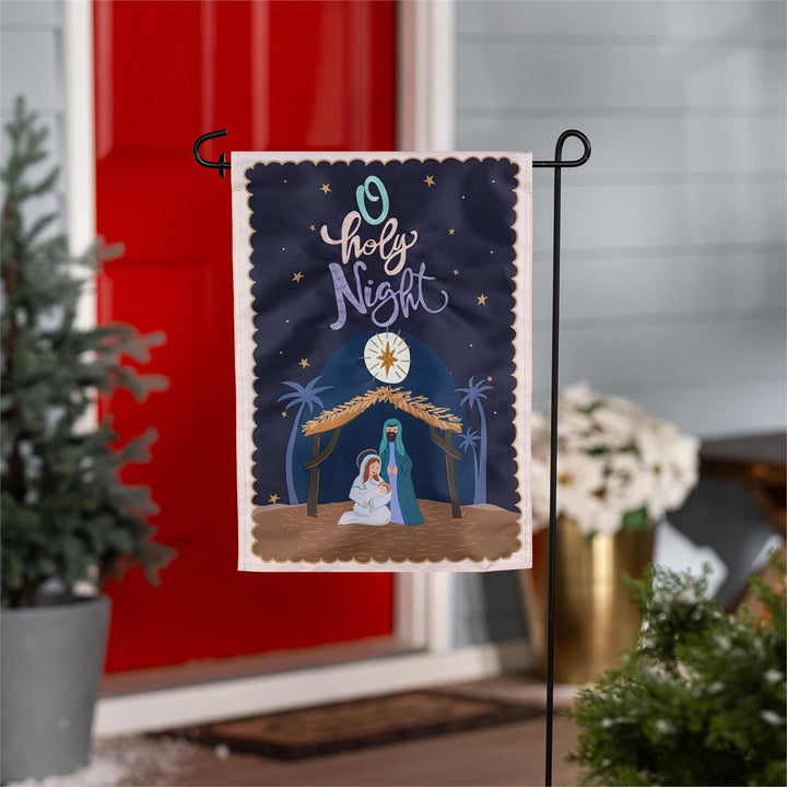 O Holy Night Miracle Garden Flag heartlandflags