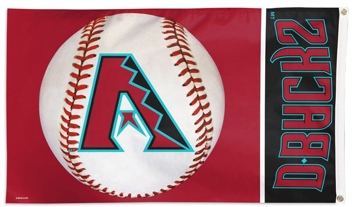 Arizona Diamondbacks Flag 3x5 Baseball New Colors 34032324 Heartland Flags