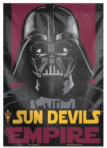 Arizona State Sun Devils Empire Flag Vertical Star Wars House Banner 19664017 Heartland Flags