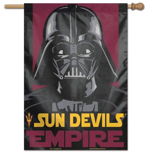Arizona State Sun Devils Empire Flag Vertical Star Wars House Banner 19664017 Heartland Flags