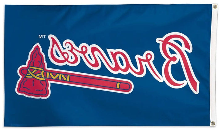 Atlanta Braves Flag 3x5 Single Sided Logo 63516117 Heartland Flags