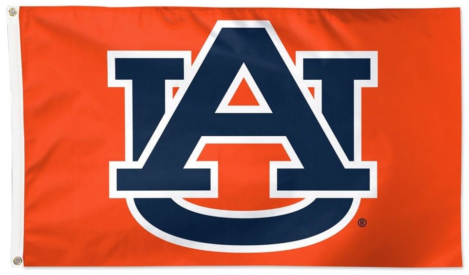 Auburn Tigers Flag 3x5 Orange AU Logo 95645 Heartland Flags