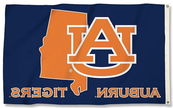 Auburn Tigers Flag 3x5 State Outline 35845 Heartland Flags